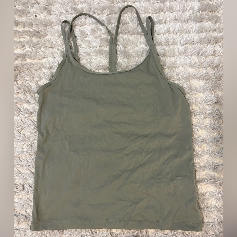 PINK Victoria's Secret Sage Green Workout Tank